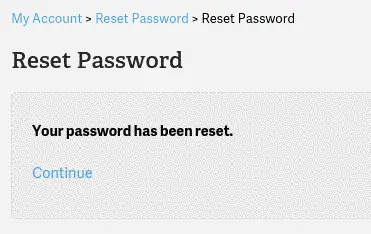 cPanel Password changed
