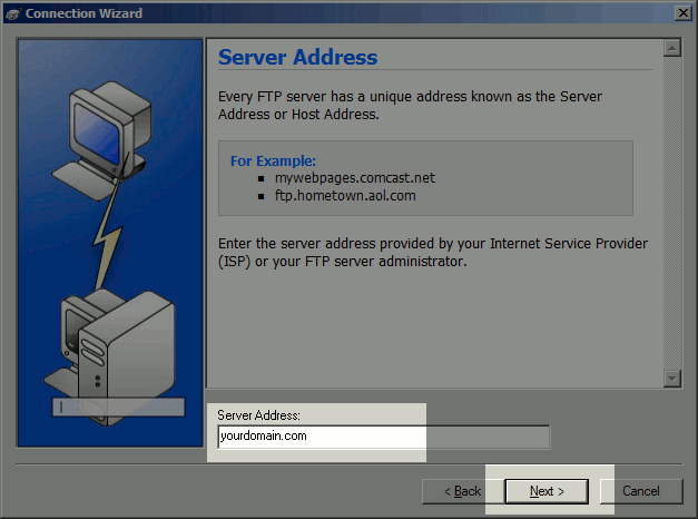 enter-your-server-address-and-click-next
