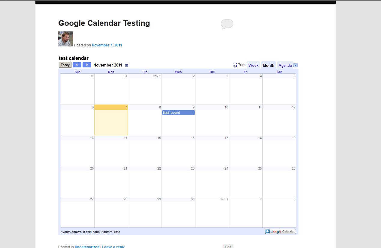 what google calendar looks like