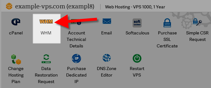 cpanel log in