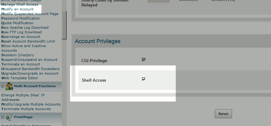 enable-shell-access-through-modify-an-account