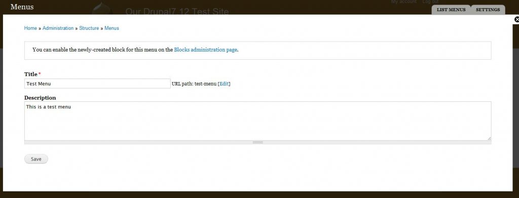 Creating Menus in Drupal 7 - Part 1 - Menu Structure | InMotion Hosting