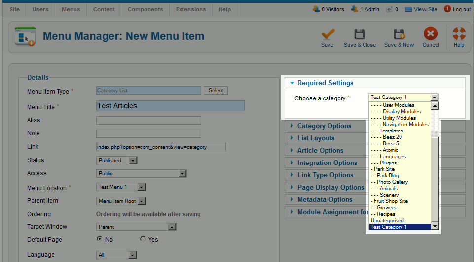 choose-a-category-under-required-settings