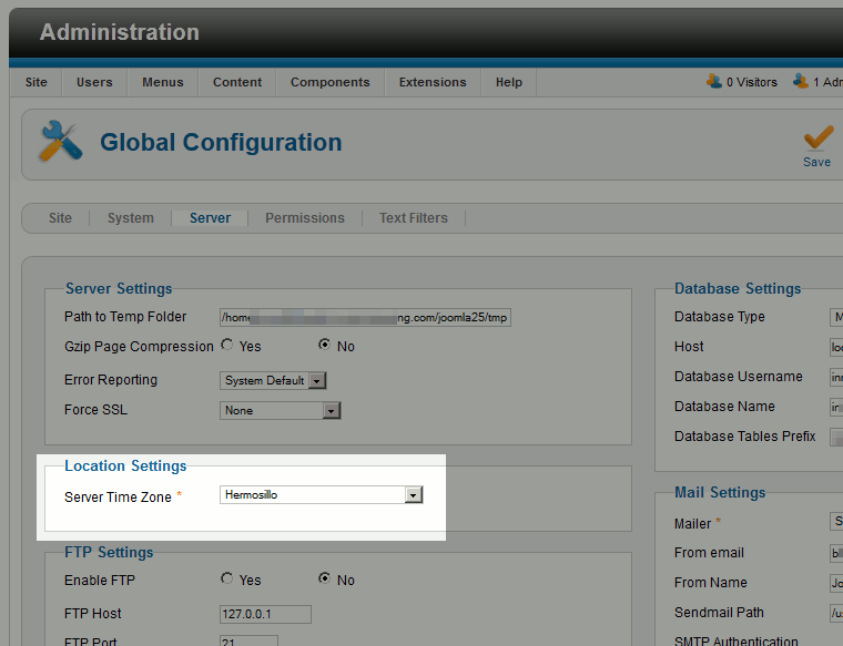 under-location-settings-choose-server-time-zone