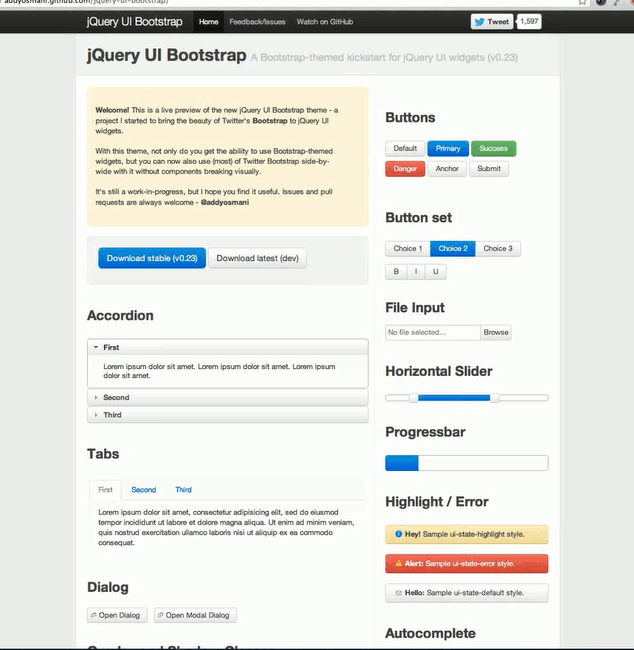 jquery-ui-bootstrap