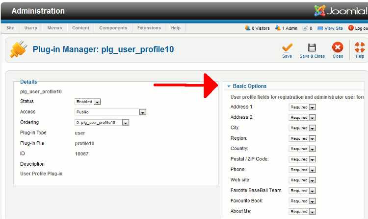 user-profile-plugin-basic-options