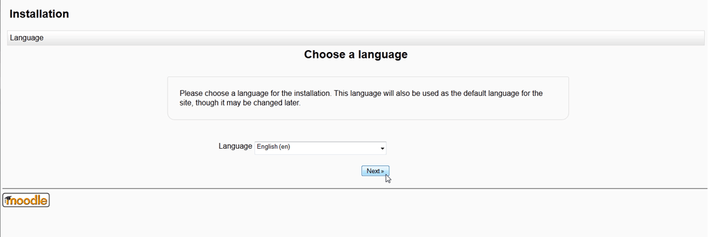 moodle-choose-language-install