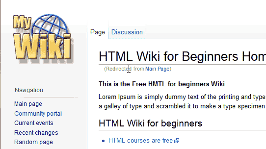 The MediaWiki site with the new logo