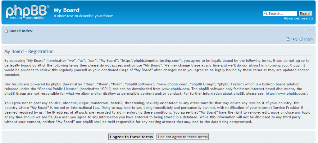 How to create a user in phpBB 3.0 | InMotion Hosting