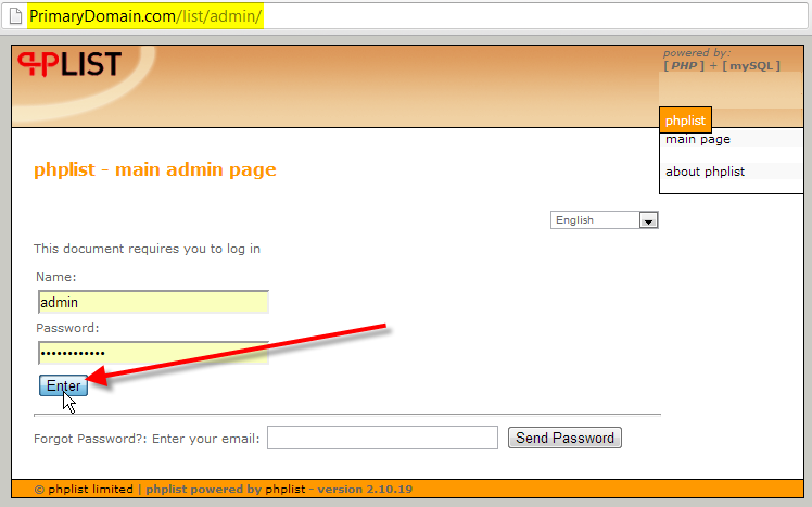 php-list-admin-click-on-enter