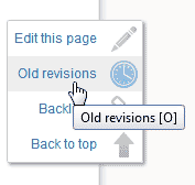 Go TO the old Revisions in DokuWiki
