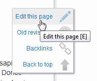 Click Old Revision in DokuWiki