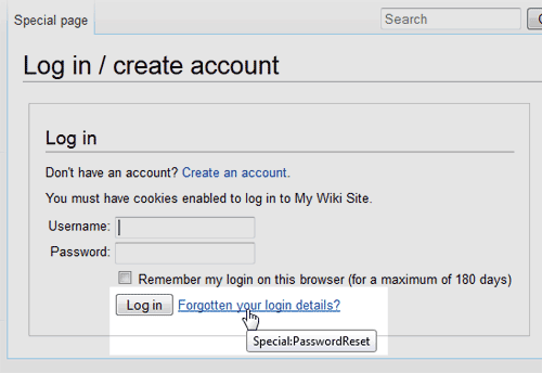 Managing Passwords And Usernames In Mediawiki Inmotion Hosting
