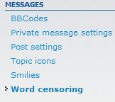 click word censoring