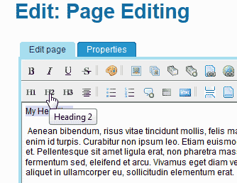 header text tikiwiki