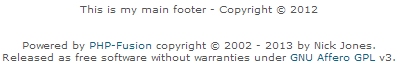 copyright footer before edit