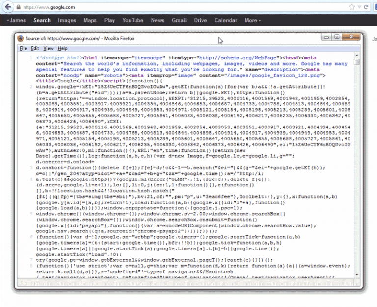 How to view the source code of your website | InMotion Hosting