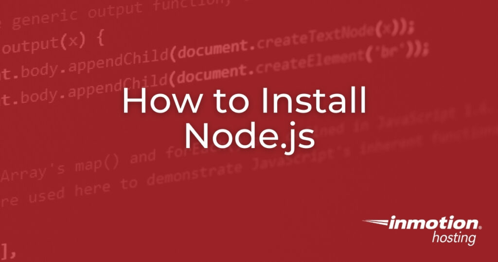 How to Install Node.js