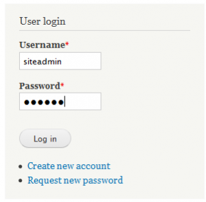 How to Log Into the Drupal Administrator Dashboard