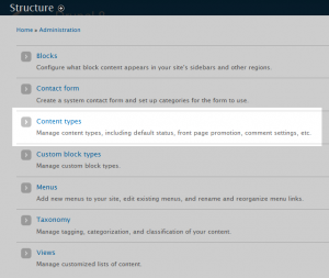 How to create a custom content type in Drupal 8 | InMotion Hosting