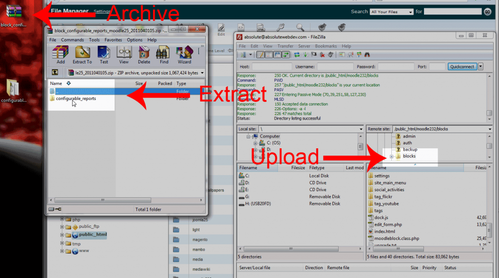 Moodle Configurable Block Report download