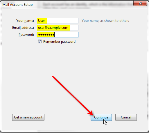 Thunderbird Account Settings