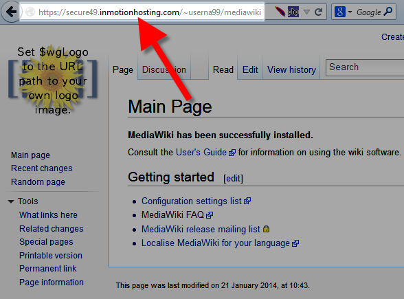 MediaWiki after changing URL