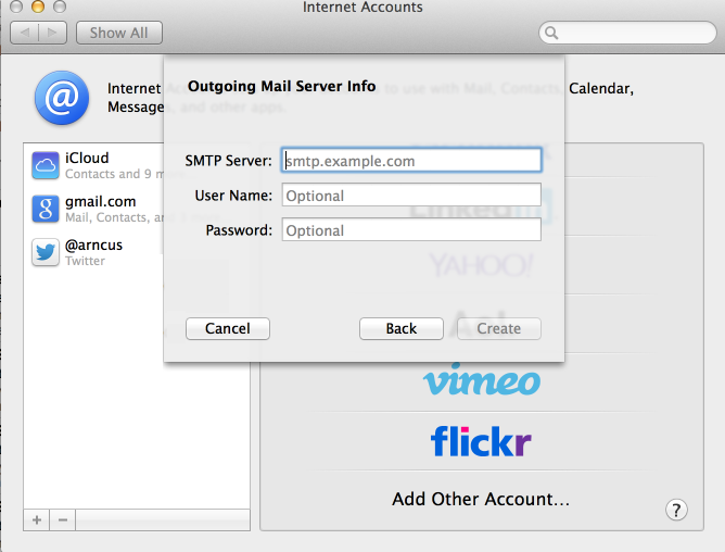 Mac Mail Outgoing Server Settings Authentication Koplarge