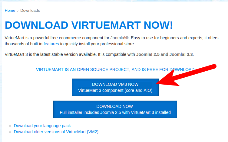 Acquire VM3 files