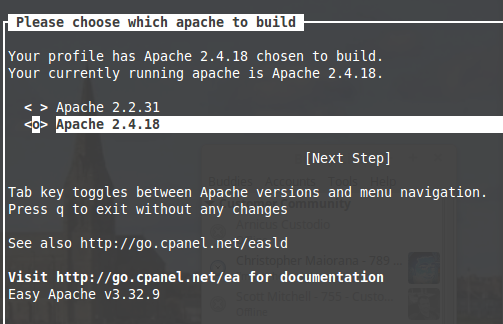 Dedicated Apache Build