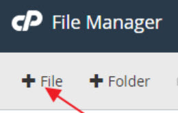 Create a new file