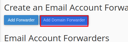add domain forwarder