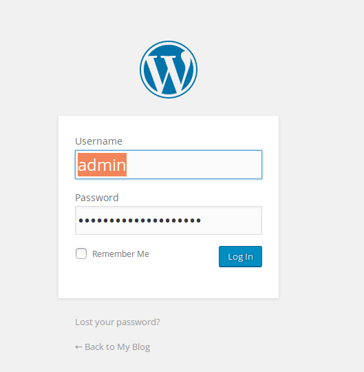 Log into WordPress Dashboard