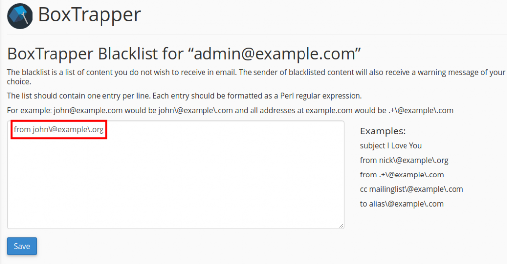 How to Whitelist, Blacklist, and Ignore Addresses in BoxTrapper