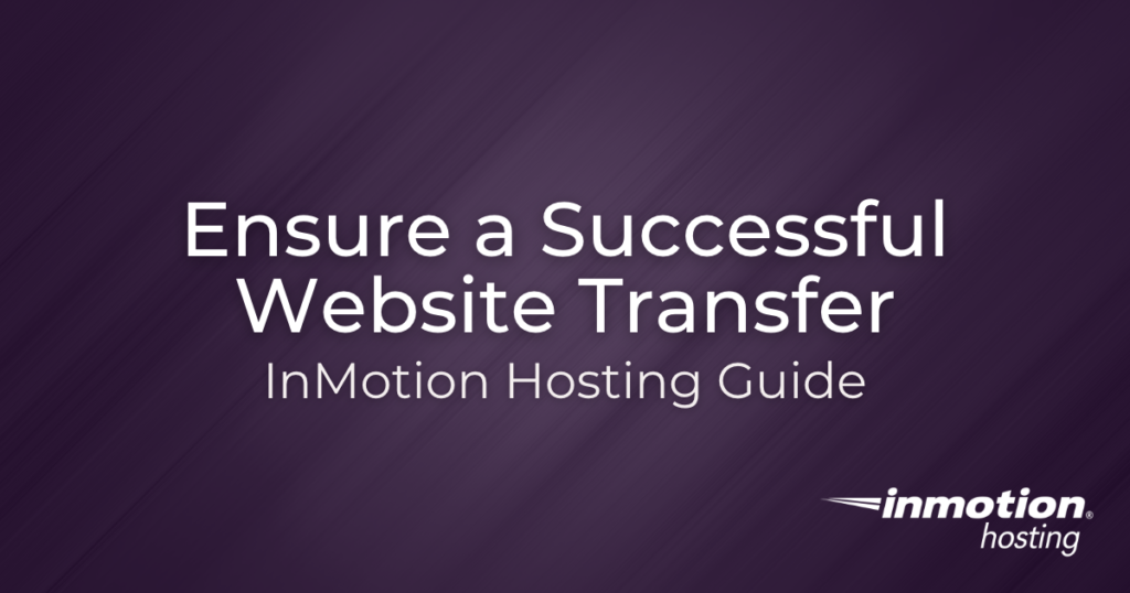 Ensure a Successful Website Transfer Hero Image