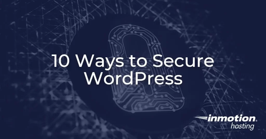 10 Ways to Secure WordPress - Hero Image