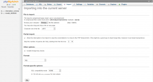 How to Import a MySQL Database using phpMyAdmin | InMotion Hosting