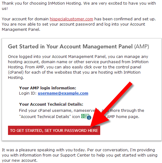 How to Log into AMP InMotion Hosting Support Center