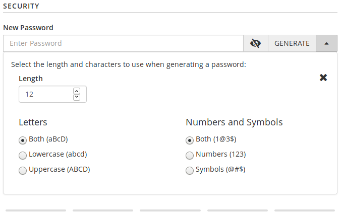 How to change Login / Password / Mail on