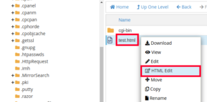 How to Edit HTML Code in the cPanel Explained