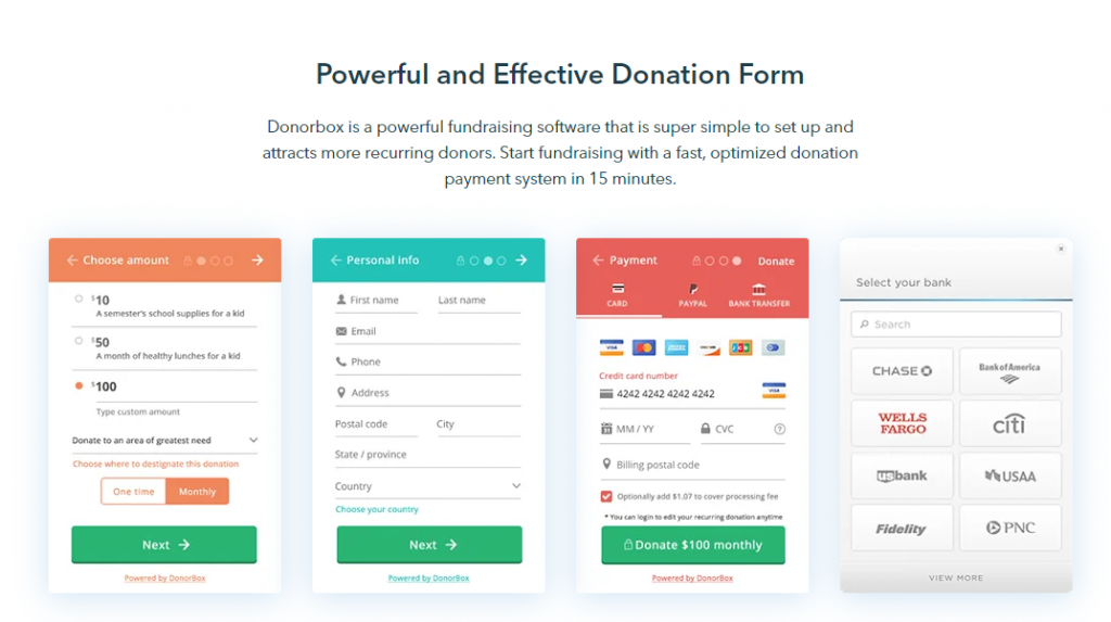Donorbox WordPress donation plugin