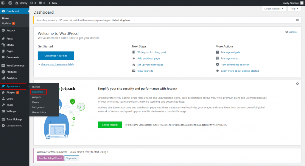 Adding social media icon in the customizer