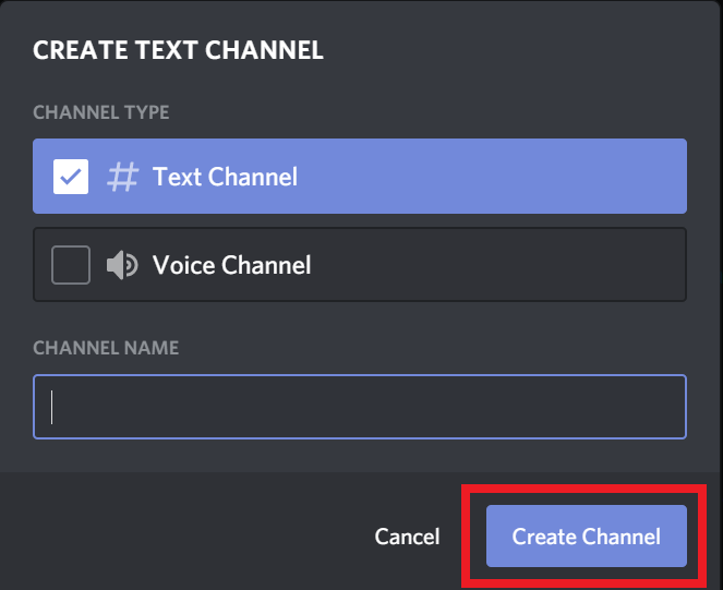 Create Channel