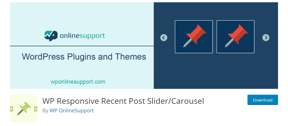 wp responsive recent post slider plugin for wordpress 