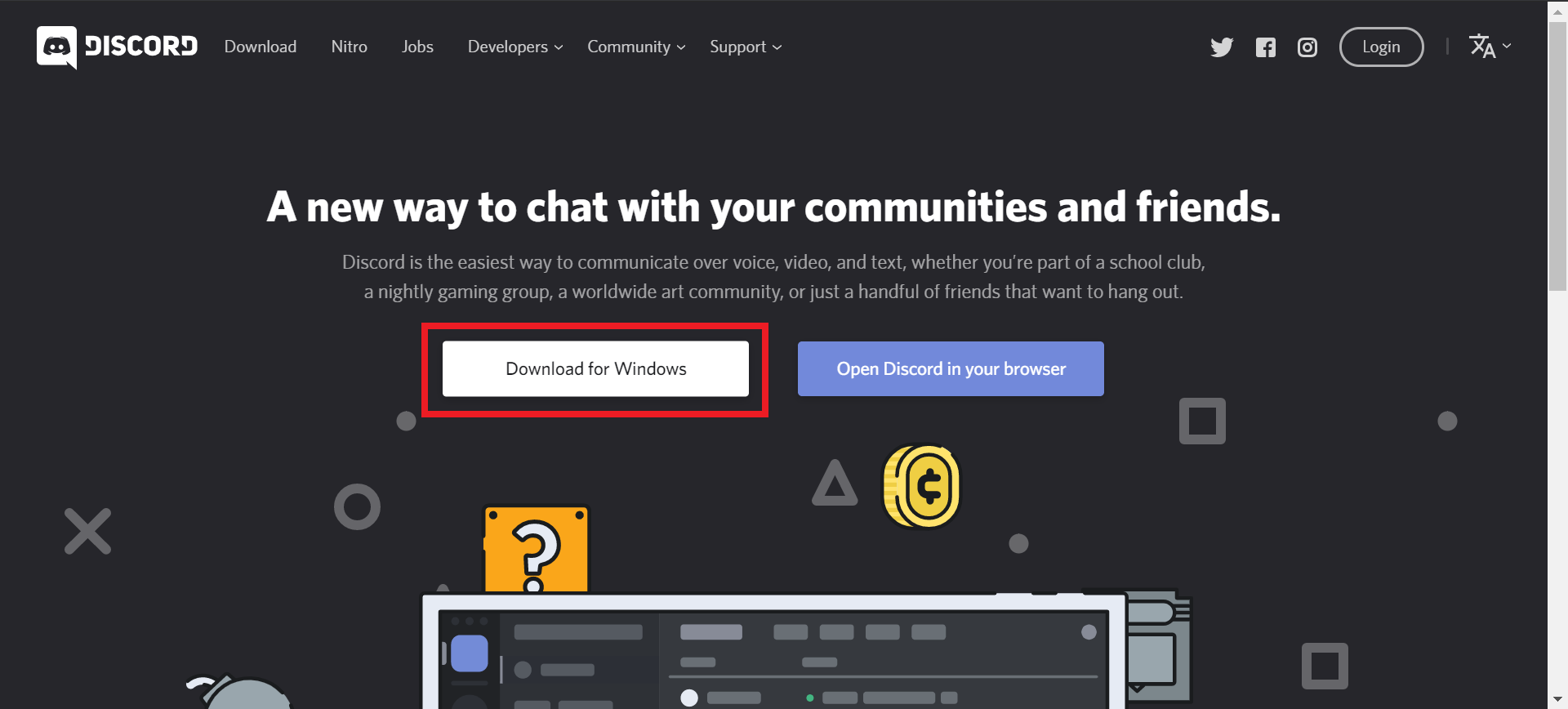 discord download free windows 10