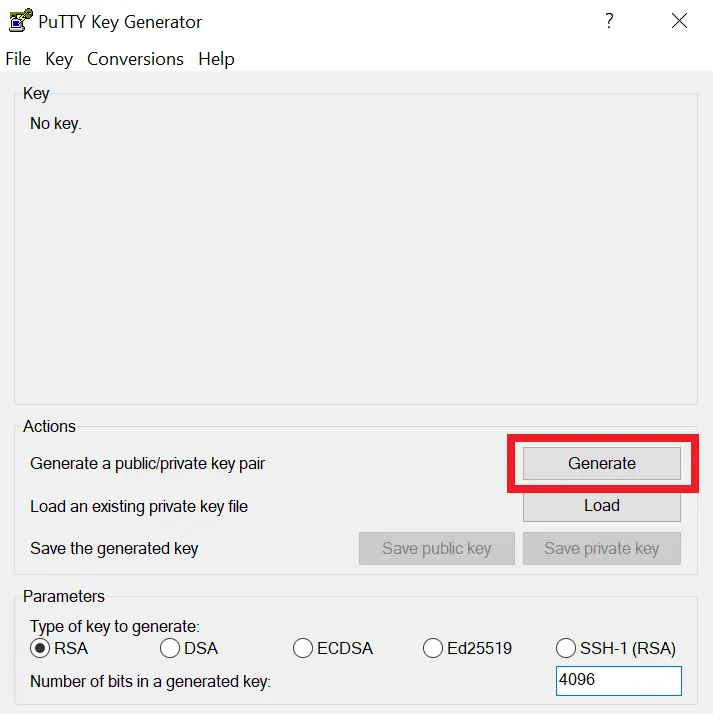 Generate SSH Keys in Windows with PuTTY