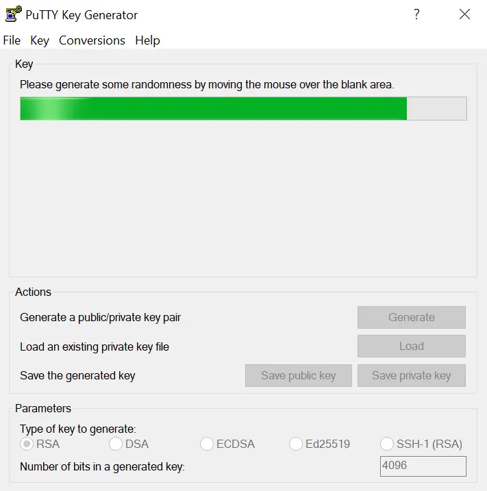 Generating an SSH Key With Putty