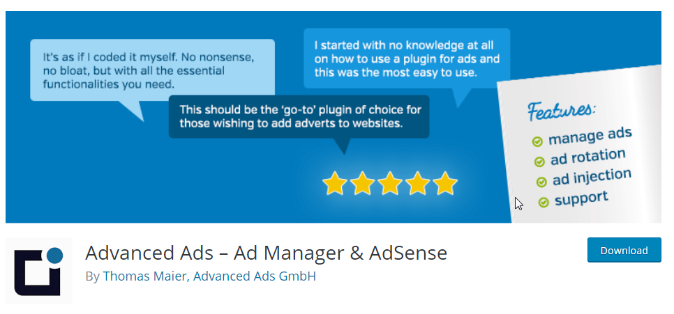 Advance ad wordpress plugin