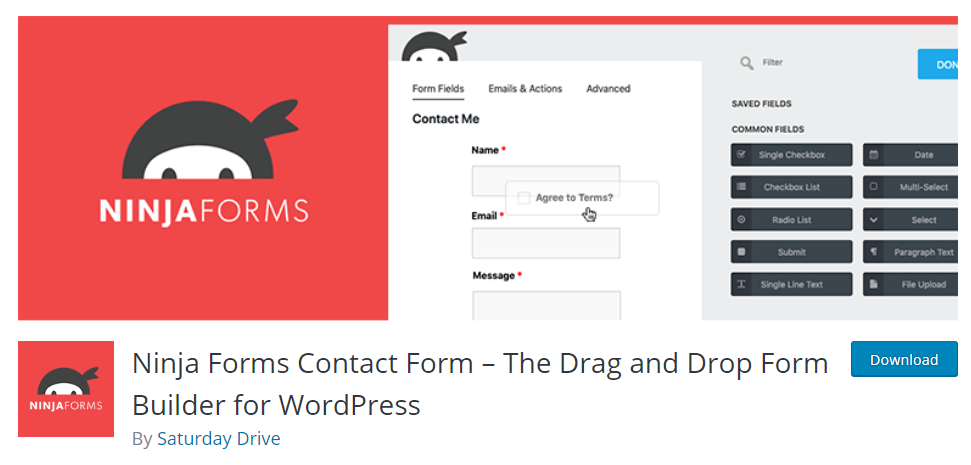 Ninja Forms for wordpress