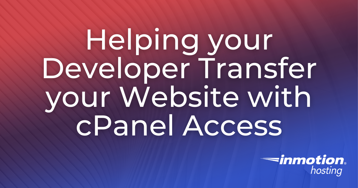 Helping Transfer with cPanel Access